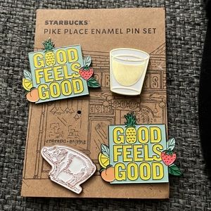 4 Starbucks Pins